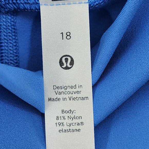 Lululemon Align High Rise 25" Crop Leggings Pants in Blue Nile Size 18 NWT - Picture 2 of 5